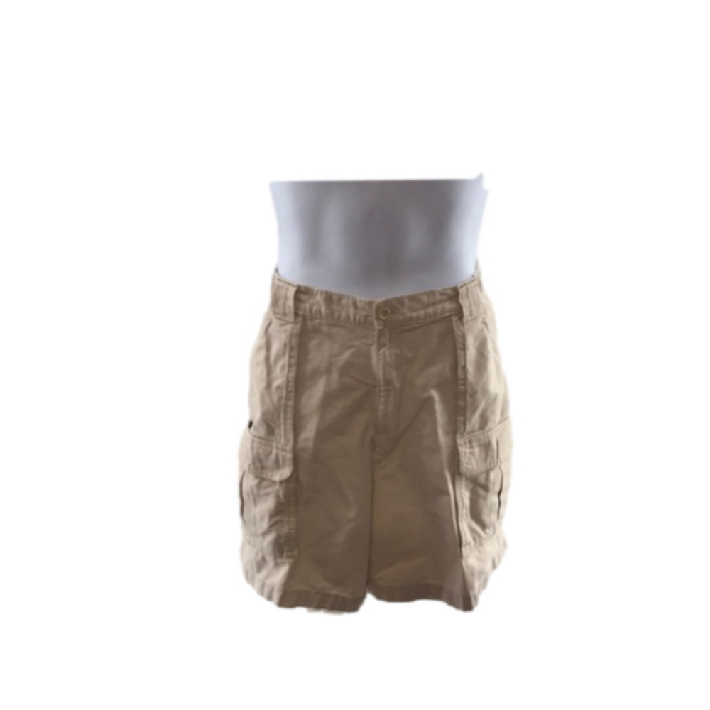 SAVANE Men's Hiking Cargo Shorts w/Comfort-Stretch Waistband Light Stone—W38